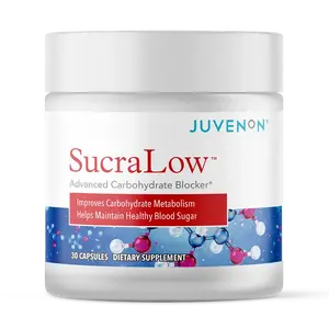 Juvenon SucraLow - Natural Dietary/Fitness Supplement - Support for Healthy Blood Sugar & Glucose Metabolism - Edible Vitamin