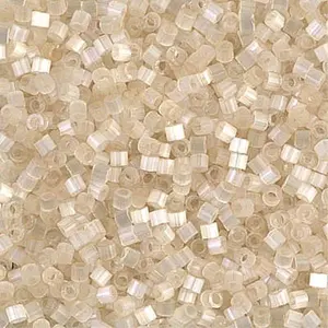 Antique Ivory Silk Satin D10-0673 ||  Delica Seed Beads