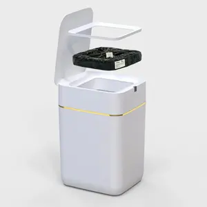 Self-Sealing Smart Motion Trash Can Self-Sealing Smart Motion Trash Can