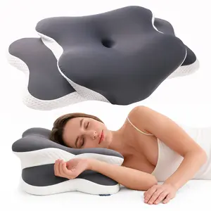 Cooling Ergonomic Neck Pillow | Memory Foam Comfort Support for Side & Back Sleepers | Mother’s Day Gift Idea