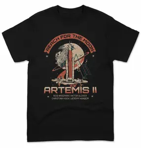 Artemis II Mission T-Shirt, NASA Space Exploration Tee, Artemis 2, Space Lover, Science Lover Apparel