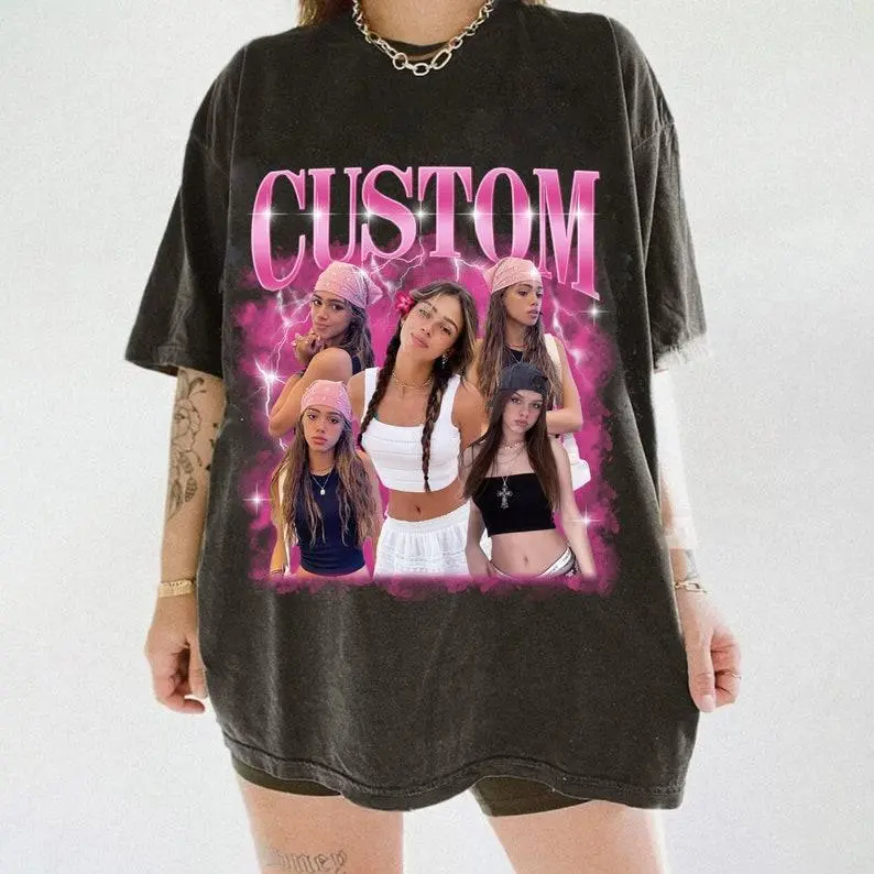 Custom 90s Vintage Graphic Bootleg Rap Tee, CUSTOM Your Bootleg Idea Here, Personalized Shirt, Custom Girlfriend shirt, Gifts for boyfriend