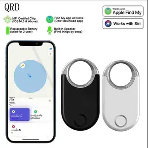 Qrd Anti-Lost Device for Apple Airtag, Keychain Tracker, Bike GPS Locator, Pet and Elderly Finder, Remote Phone Tracking GPS