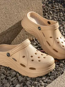 Women's Fashion Ventilated Eva Hole Shoes, Boston Soft Clog, Home Outdoor Non-Slip Slippers, Unisex Comfortable Footwear, Ideal for Daily Wear, Eva Clogs Mules, Lightweight Slippers