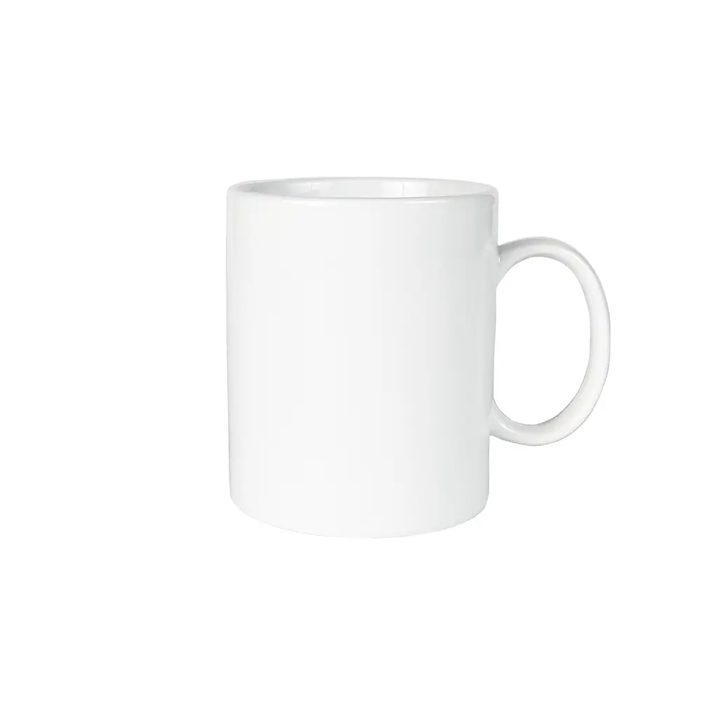 Plain white mug