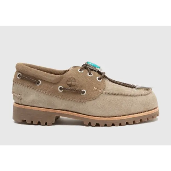 [TB0A6G83EW1] MENS TIMBERLAND 3-EYE LUG HANDSEWN BOAT SHOE 'PACKER SANTA FE'