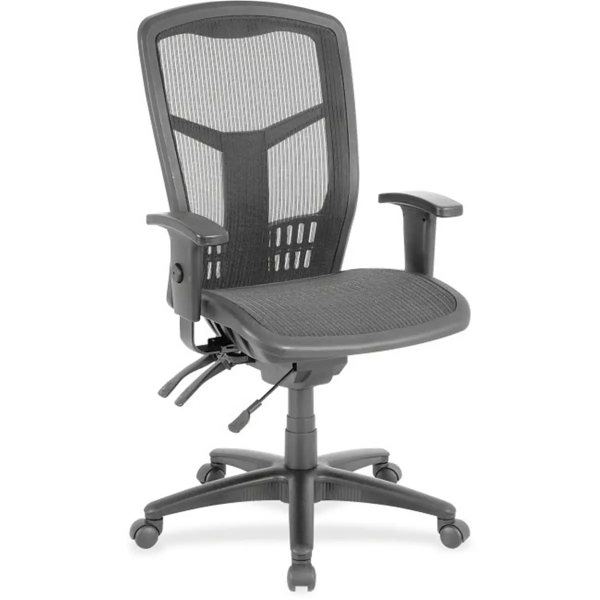 212 MAIN Executive Mesh Curved-Back Ergonomic Computer Chair - Adjustable Height Office Chair for Camping & Hiking Furniture Needs, Adjustable Height Chairs