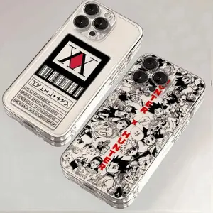 Transparent Cover Black HUNTER×HUNTER  Anime Phone Case For iPhone 17 16 15 14 13 12 11  Pro Max X XSMax  Plus