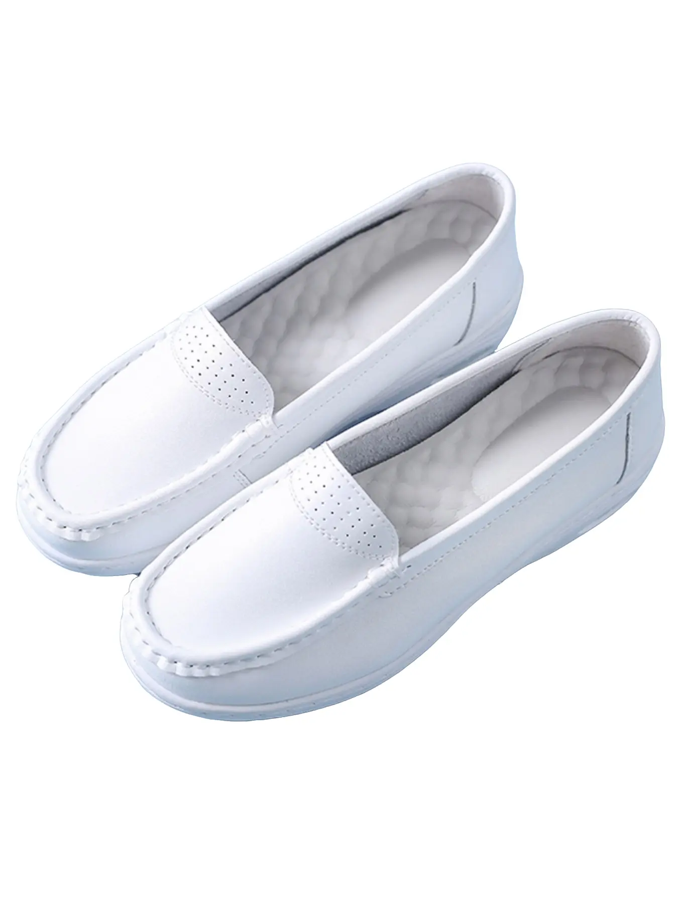 Women's Walking Shoes, Nurse Shoes, Air Cushion Soft Sole, Anti-Slip Work Shoes, Comfortable for Long Hours, Casual Sports Shoes, Slipon Footwear