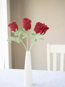 Handmade crochet rose, Artificial flower, Decorative flower, Home decor, Office decor, Birthday gift, Christmas gift