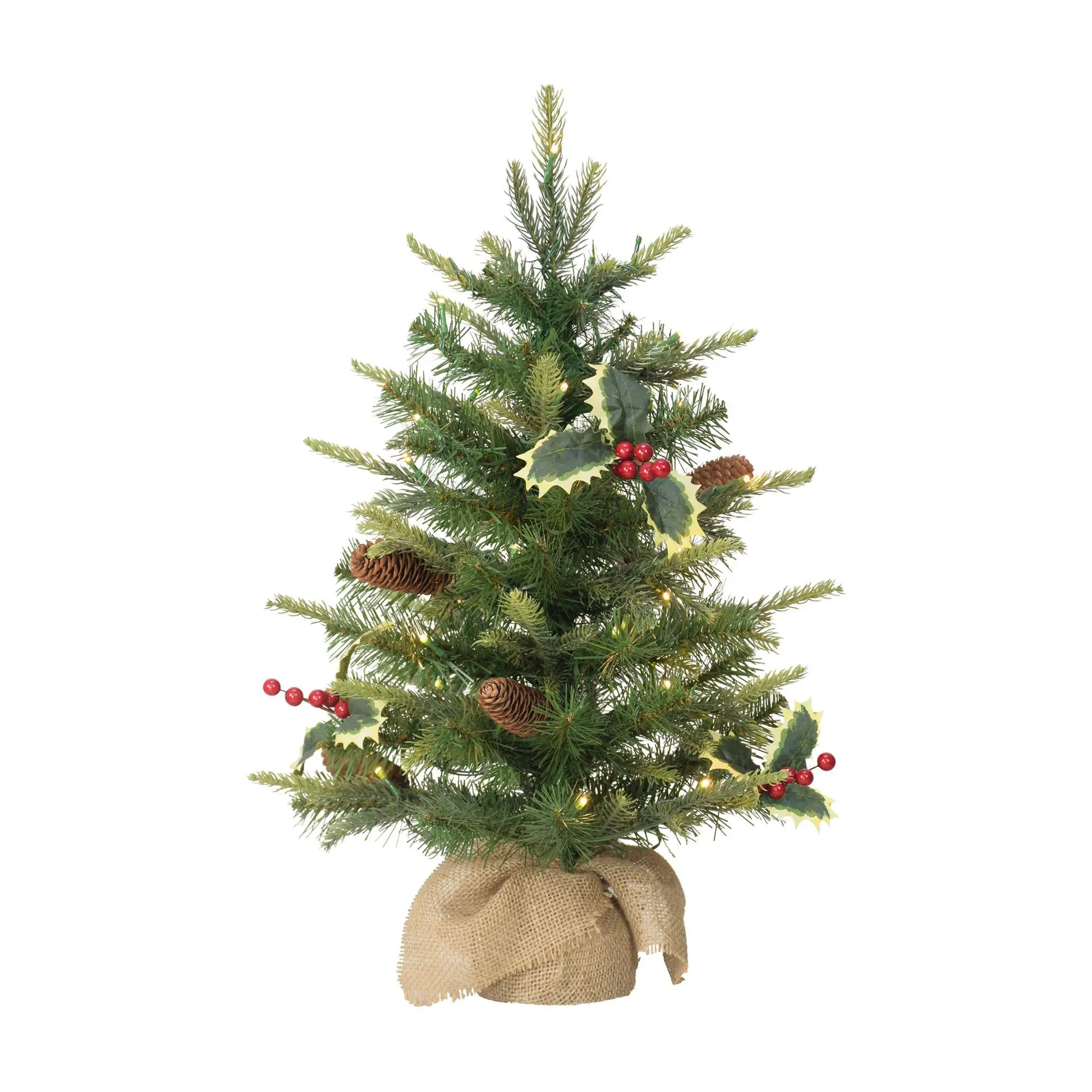 Puleo Pre-Lit 2' Table Top Artificial ChristmasTree
