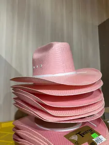 Twister Girl's Pink Straw Hat