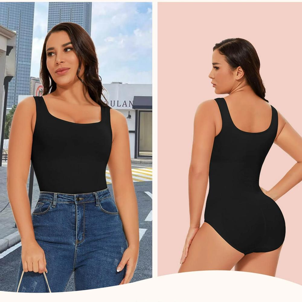 Women's 1/2/3 Piece Bodysuits Sleeveless Shapewear Tank Tops Bodysuit  Tummy Control Lady Comfort Womenswear Underwear