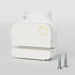 Garage Door Bracket for Ring  Contact Sensor 2nd Gen | Secure Mount with Quick-Snap Clip & Screws | Easy Install Accessory (White Sensor Not Included)