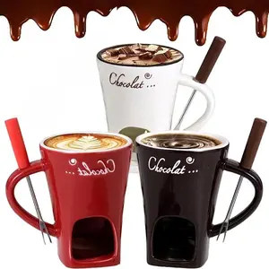 1 Set creative Heat resistant coffee cup with handle, Drinkware for Home Kitchen