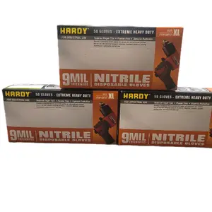 Nitrile Gloves 9 MIL STRONG Extreme Heavy Duty Powder Free - XL - 3 Boxes