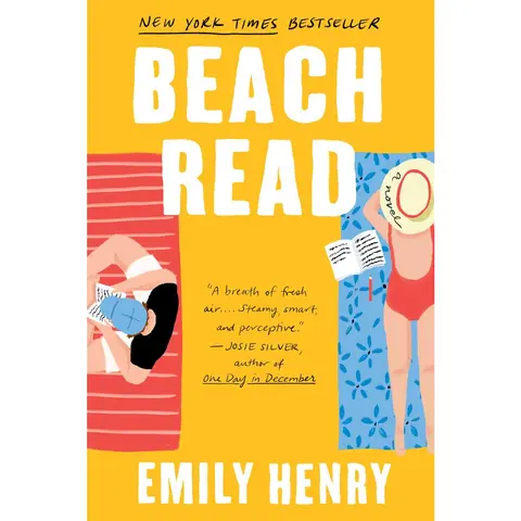 Used Soft Cover Emily Henry's Beach Read (2020 Edition) - 400-Page Best Selling Novels, 0.8lb/0.8lb Fiction Books, Like New English Literature Reading Material, New York Times Bestseller