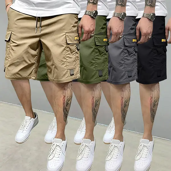 Khaki + Green + Gray + Black