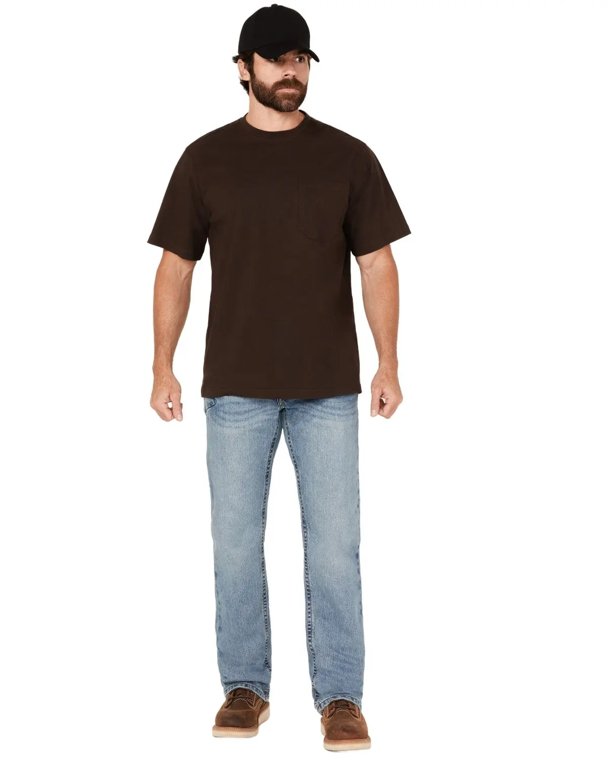 Ariat Men's Men'S Rebar M5 Durastretch Edge Medium Wash Straight Stretch - 10043165