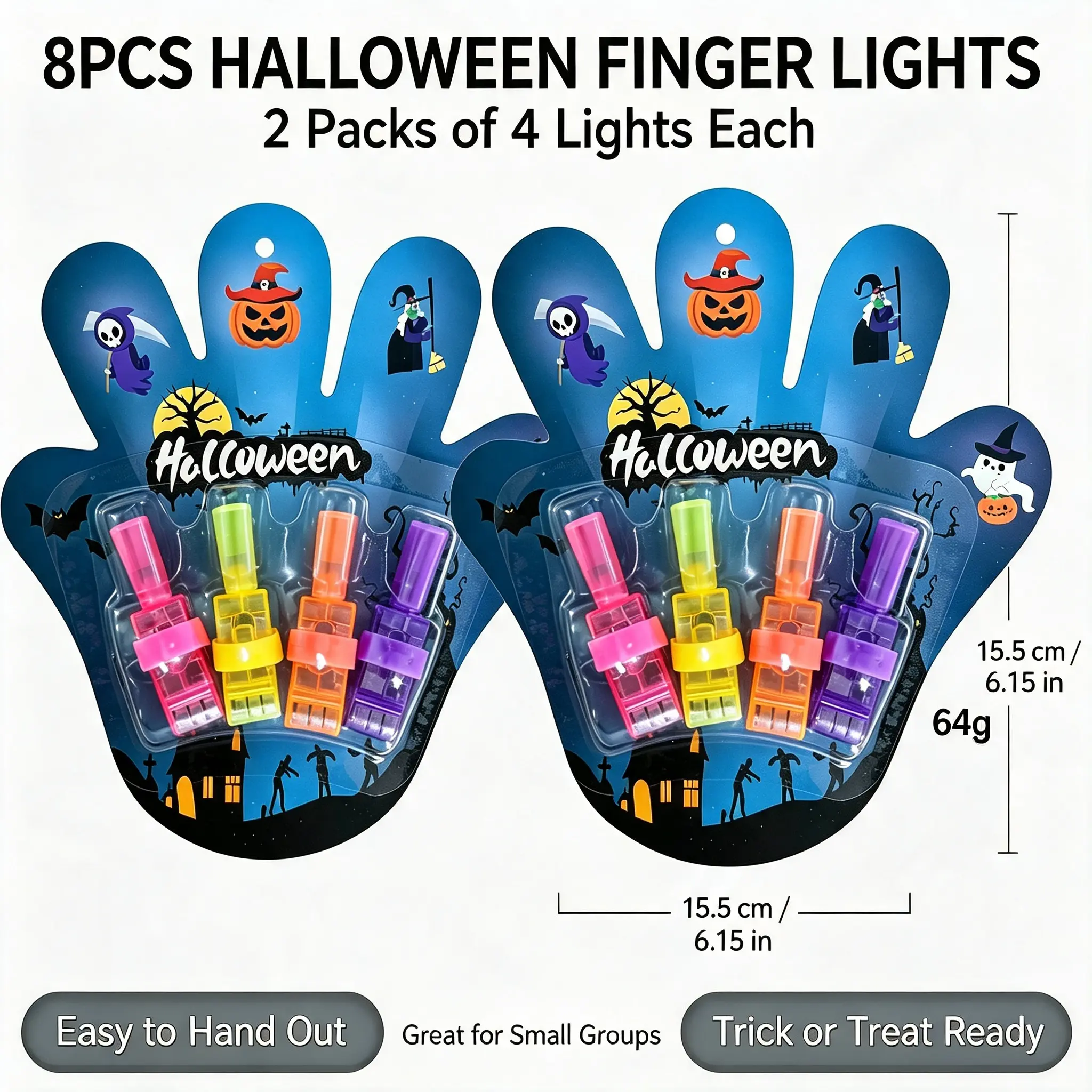 2pack with random patterns(8 sticks)