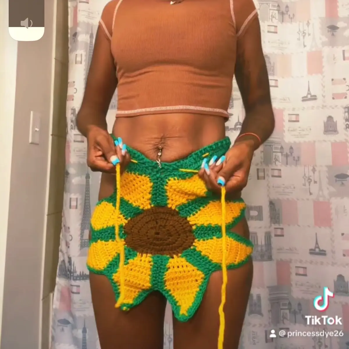 Sunflower skirt