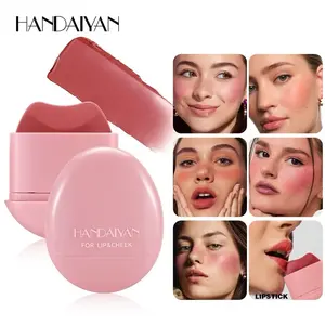 HANDAIYAN Pocket Blush Cream Tint Stick 5 Colors Blusher for Lip & Cheek - Perfect for Enhancing Natural Beauty Cosmetic
