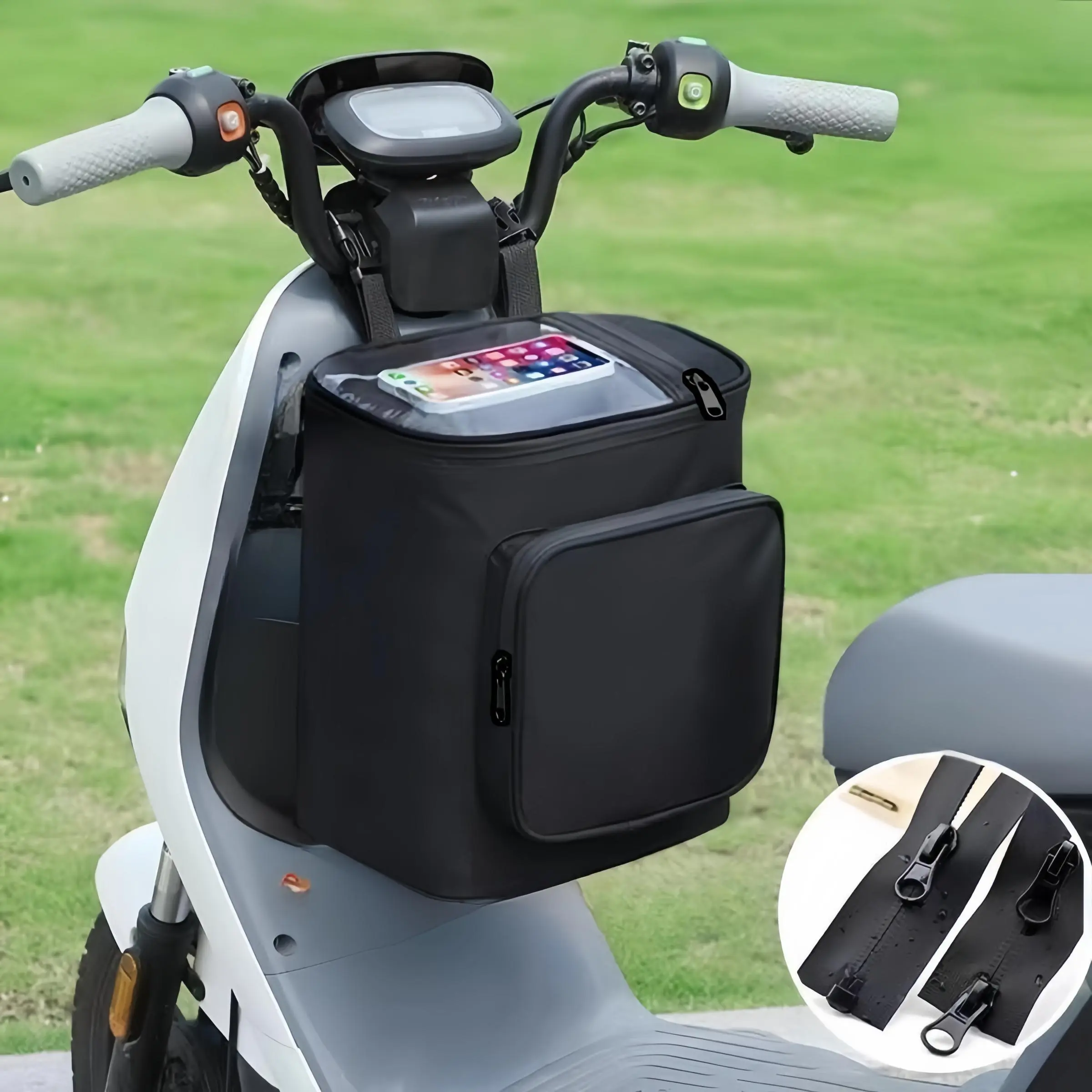 Electric Scooter Helmet Storage Bag, 1 Count Waterproof Front Bag, Raincoat Storage Bag, Item Storage Bag for Electric Scooter