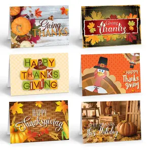 Stonehouse Collection | Thanksgiving Cards | 12 Thanksgiving Greeting Cards | Happy Thanksgiving Box Set | USA Made