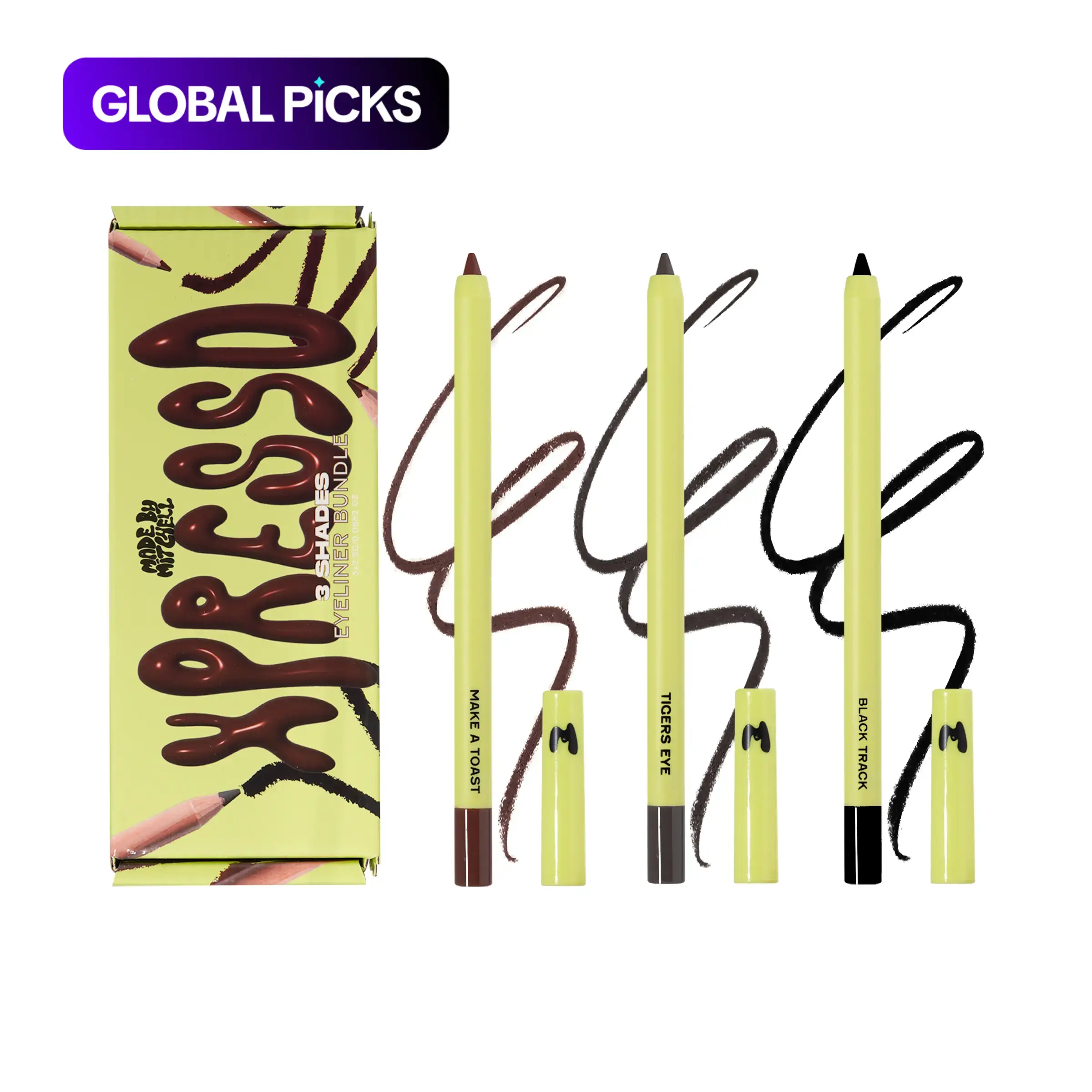 XPRESSO Eyeliner Set Bundle (3pcs), Made By Mitchell #GLOBAL PICKS