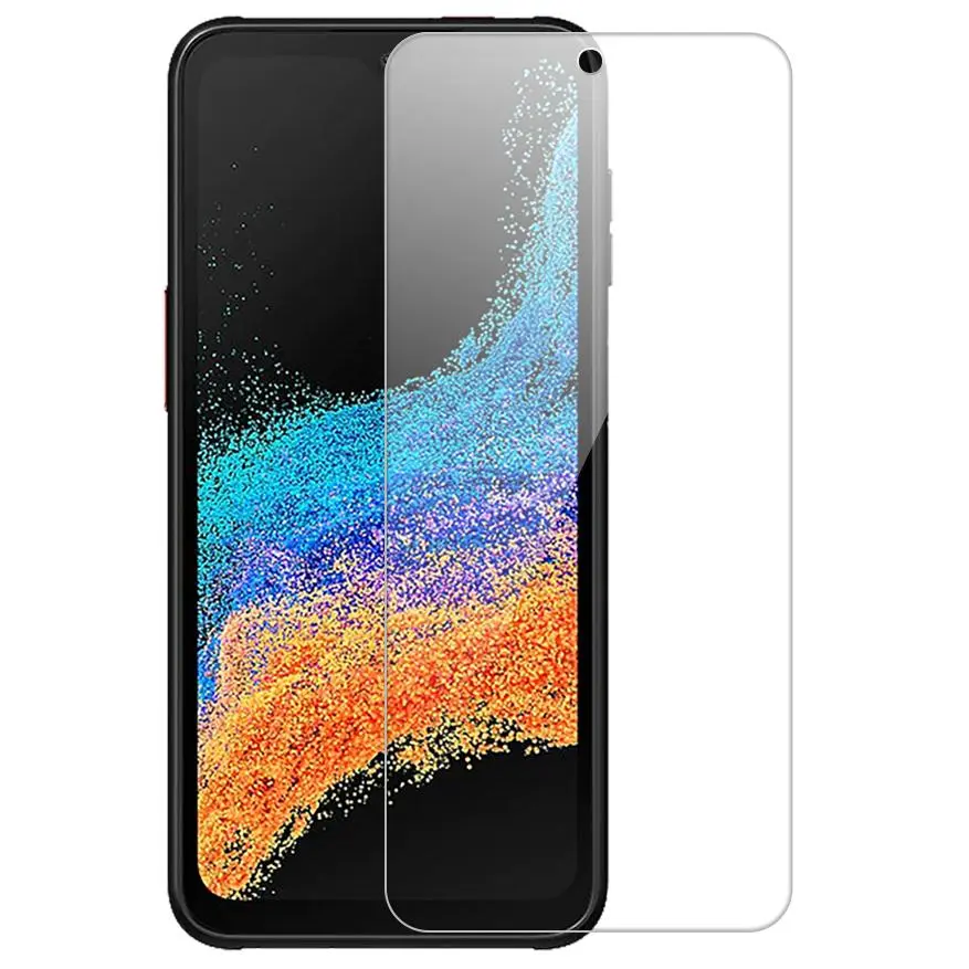 2x Tempered Glass for Galaxy XCover 6 Pro / XCover 7 Pro, Nakedcellphone 9H Hard Clear Screen Protector Guard [Scratch/Crack Saver] for Samsung XCover6 Pro / XCover7 Pro - Twin Pack