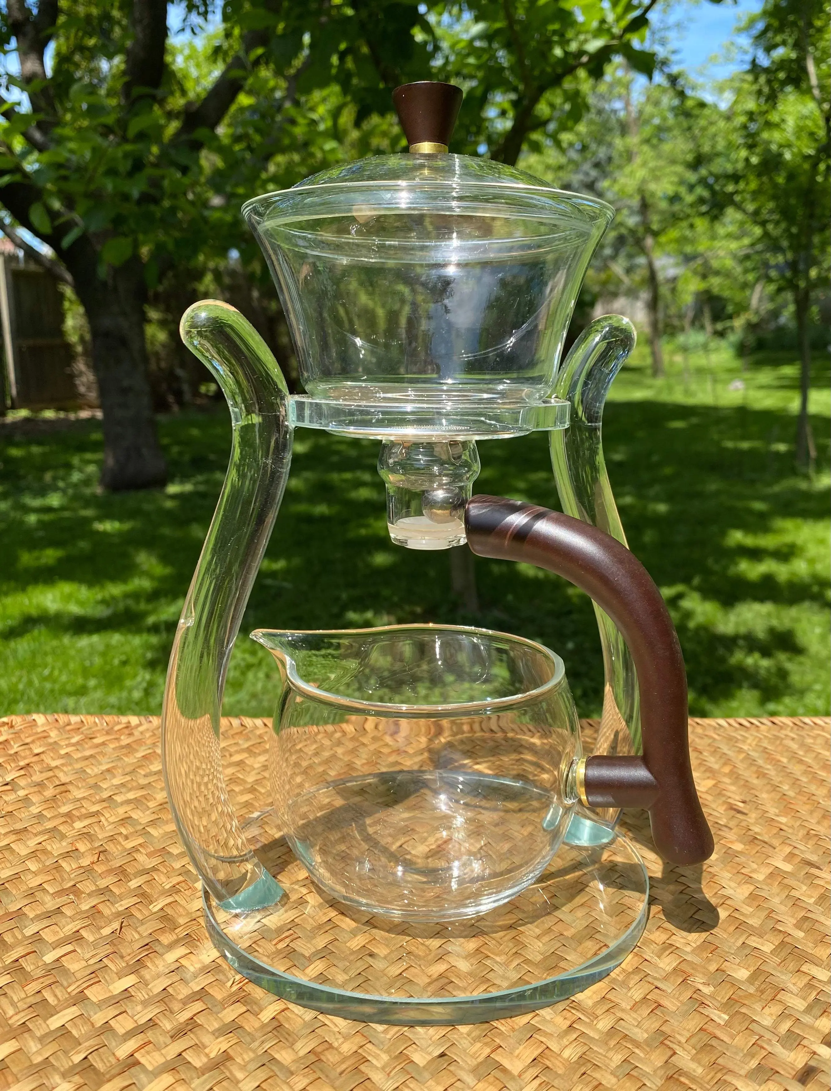 Pipa Tea Pot - Glass Magnetic Semi-Automatic Teapot