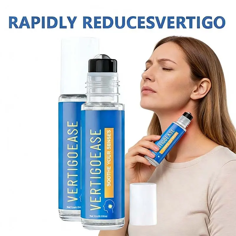 Cooling Refresh Roll-On - Pure Peppermint Oil Formula. Soothes Head Discomfort Instantly. 10ml Portable Wellness Aid.