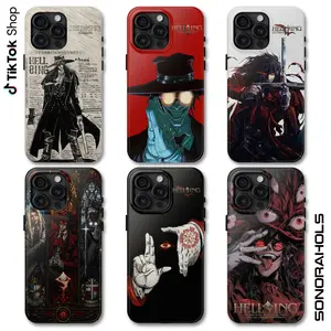 Hellsing Ultimate VOA Phone Case, Sir Integra Hellsing Alucard Seras Victoria Phone Cover, Millennium Iscariot Anime Manga 17 Air Pro Max