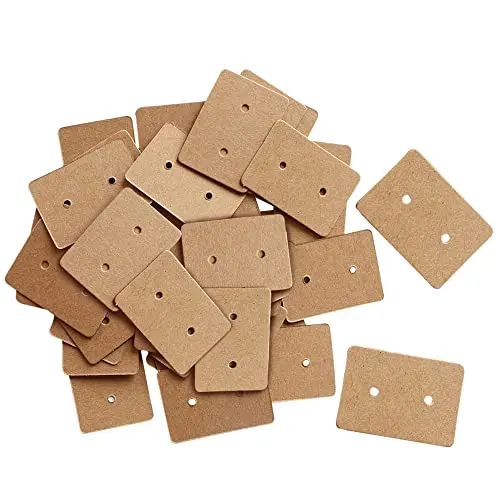 Brown 200PCS Small Earring Cards