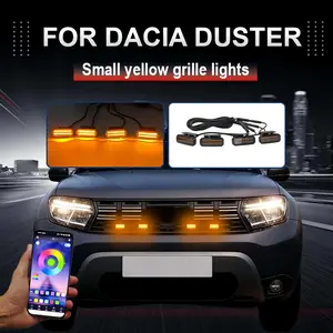 LED Front Grille Light FOR DACIA DUSTER Car Daytime Running Light Wheel Eyebrow Lamp 12V