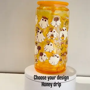 Custom choose your design snow globe glass cups