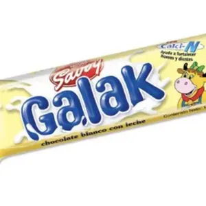 GALAK Chocolate Blanco con Leche  30 gr c/u