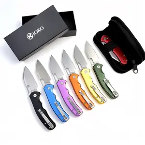 Pocket Folding Knife D2 blade G10 Handles Easy To Carry Outdoors Tactical Defense Survival Tools pocket knife Daily carrying