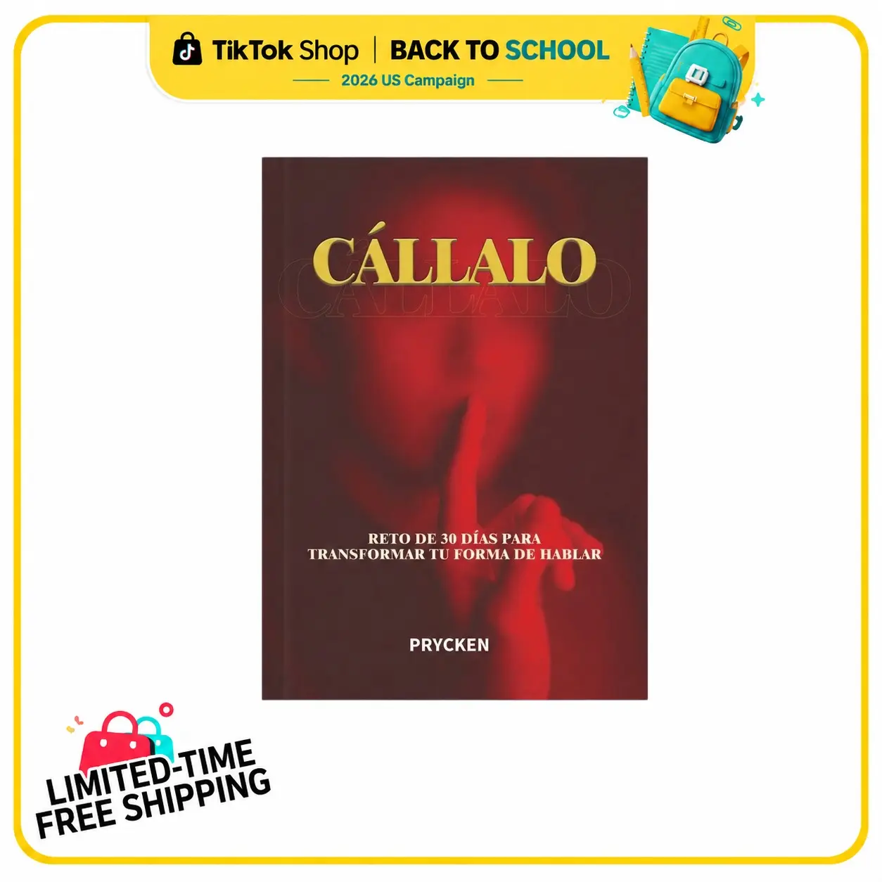 [Back To School]Prycken CÃLLALO : Reto de 30 dias para transformar tuforma de hablar.Heal Relationships Through Words — A Gift-Ready Daily Reading Book for Adults & Self-Improvement Enthusiasts