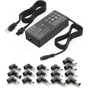 90W Universal AC Adapter Laptop Charger Replacement for HP Dell Acer Asus Lenovo Samsung IBM Toshiba Sony Fujitsu Gateway Notebook Ultrabook Chromebook Power Supply with 16 Tips
