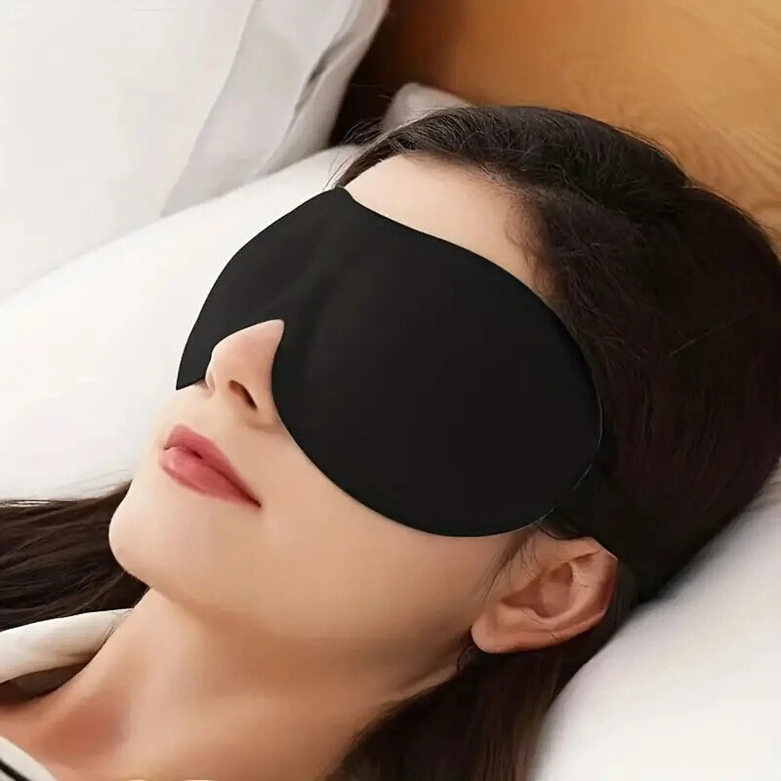 3D Contour Sleep Mask – Lash-Friendly Comfort for Travel & Everyday Rest (Includes Storage Pouch)