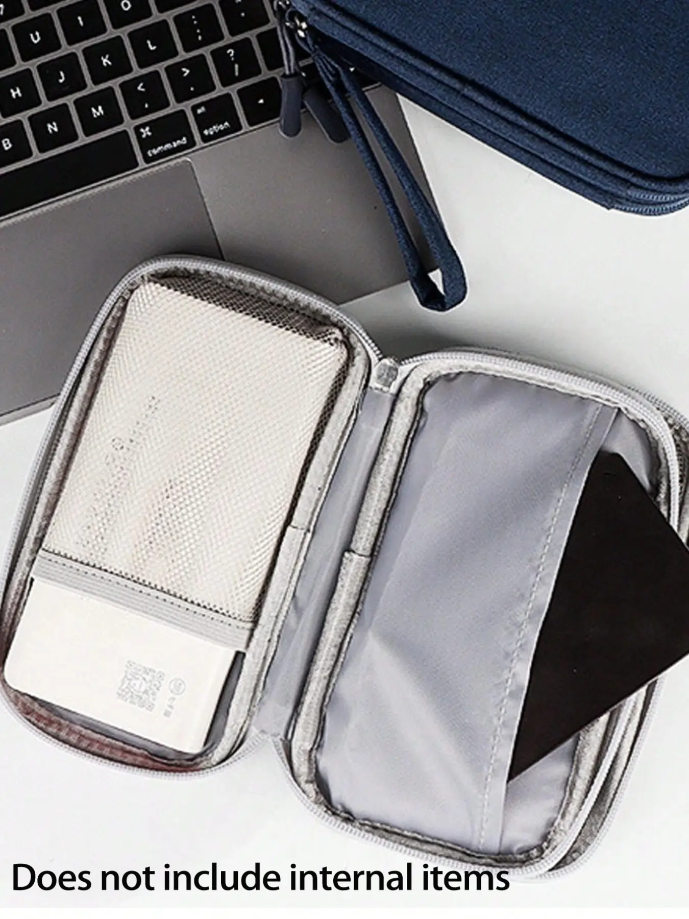 Travel Essential Storage Bag, Multi-Layer Zipper Organizer, Portable Electronics Box, Travel Organization Pouch, Waterproof, Ideal for Travel, Tech Lovers, Men and Women, Travel Organizer Bags