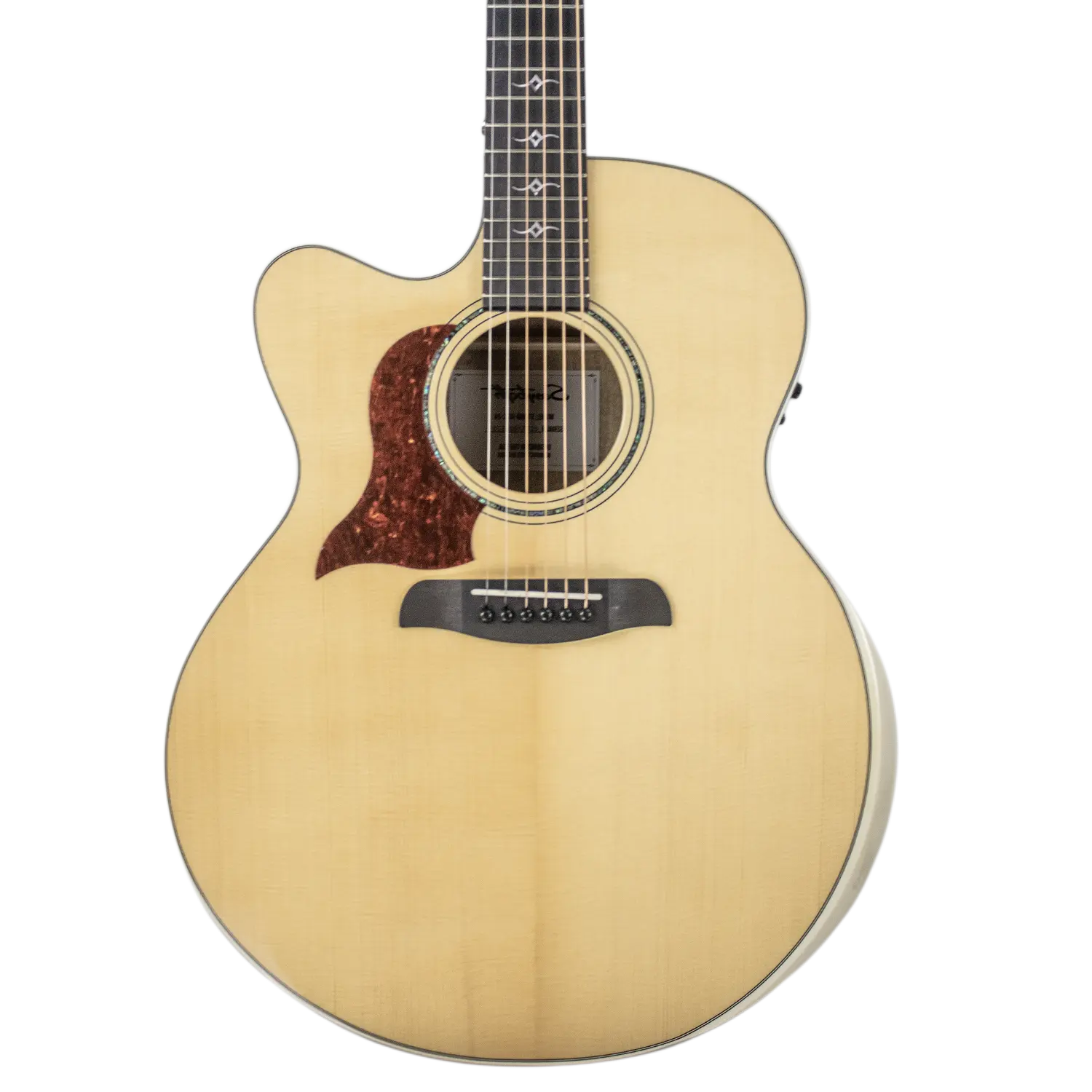 Sawtooth Myrtlewood Jumbo Cutaway 24 Fret Left Handed Acoustic Electric Guitar