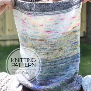 FROSTY FADE Cowl - PDF Knitting Pattern