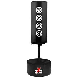 Free Standing Punch Boxing Bag - Perfect for Junior Practice Boxing, Karate, Muay Thai, Tae Kwan Do Kids Development