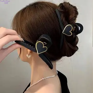 Large Hair Claw Clips for Thick Hair, Set of 3 Durable Plastic Clips for Women & Girls, Stylish Everyday Hair Accessories for Long Hair