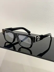 New square glasses, unisex stylish light luxury elegant literary business frames, Square Frame Eyewear, available in multiple colors, the perfect gift for him, suitable for daily wear and