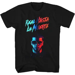 Real Hasta La Muerte Shirt Music Fan t Shirts for Men Women Kids Mujer Funny Graphic t Shirt top