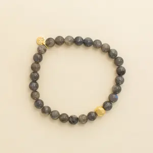 6mm Labradorite Stone Bracelet
