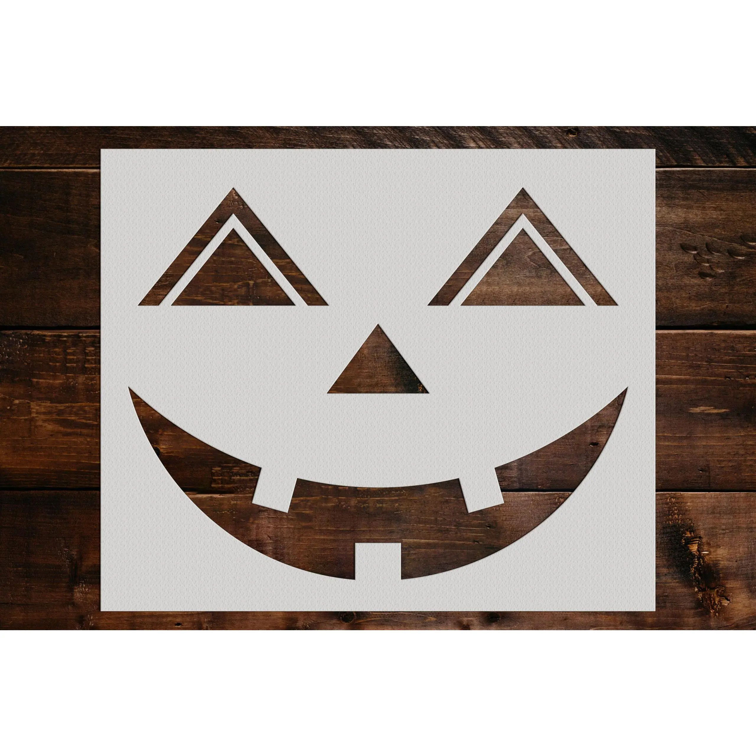 Pumpkin Face Stencil - Art and Wall Stencil